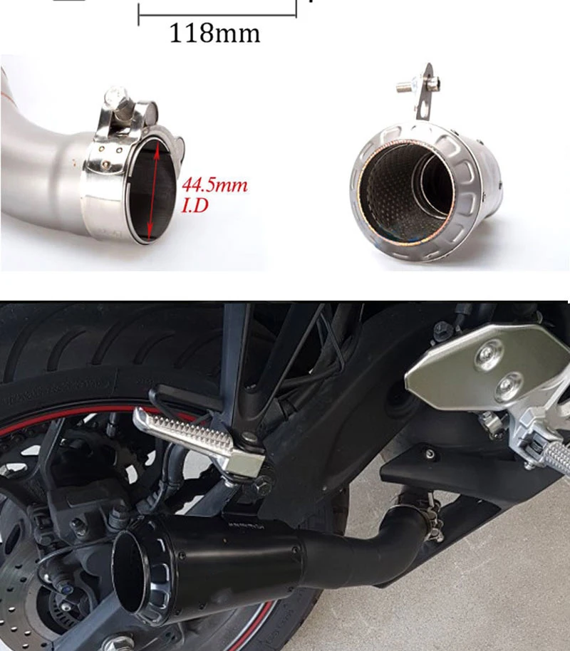 Мотоцикл Запчасти слипоны выхлопных газов для Yamaha YZF-R3 YZF-R25 MT-03 MT03 YZF R3 R25 с логотипом