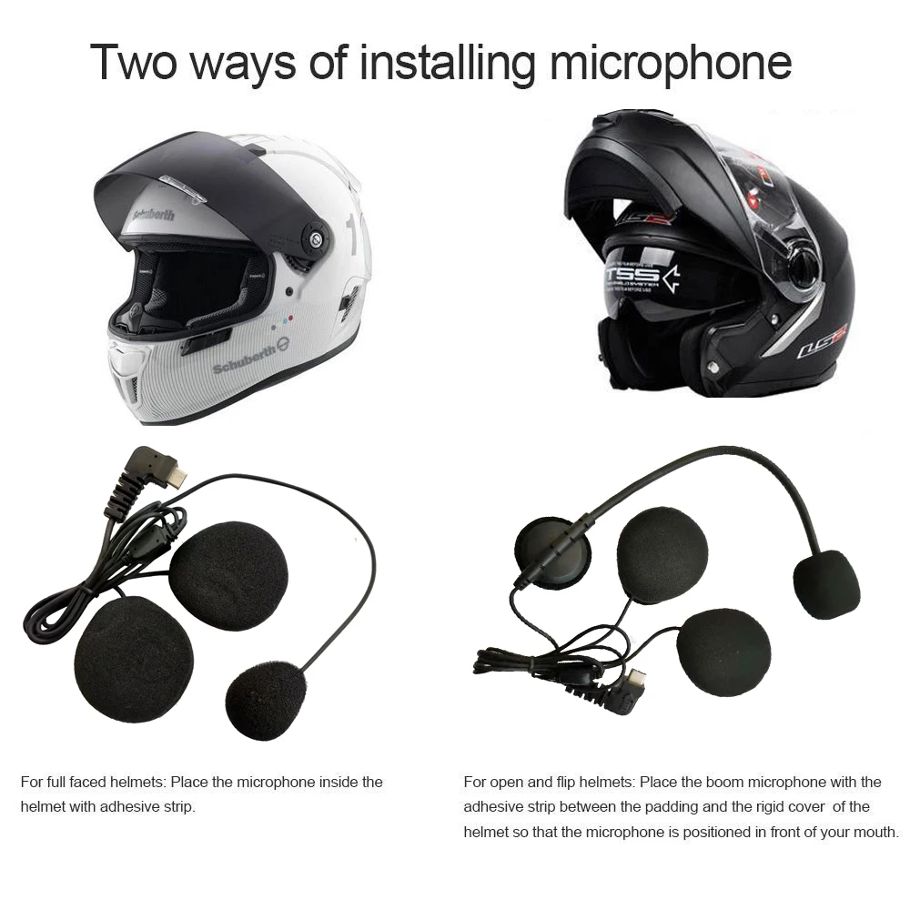 BT-S3 BTS3 мотоциклетный Bluetooth 5 0 шлем внутренняя связь гарнитура для шлема