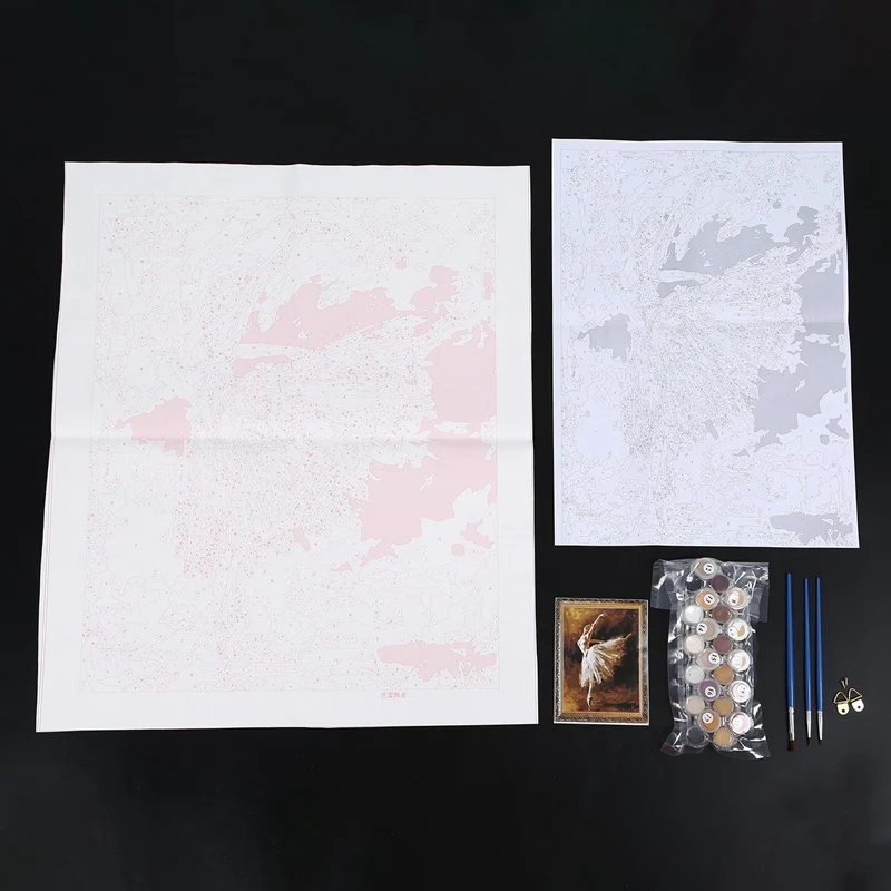 Сделай Сам масляная краска ing по номеру набор Ie рисование на холсте вручную