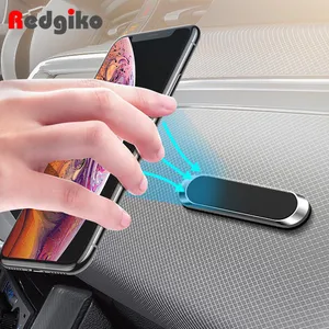 Магнитный автомобильный держатель для телефона приборная панель мини полоса форма подставка для iPhone Samsung Xiaomi металлический магнит GPS автомобильное крепление для стены