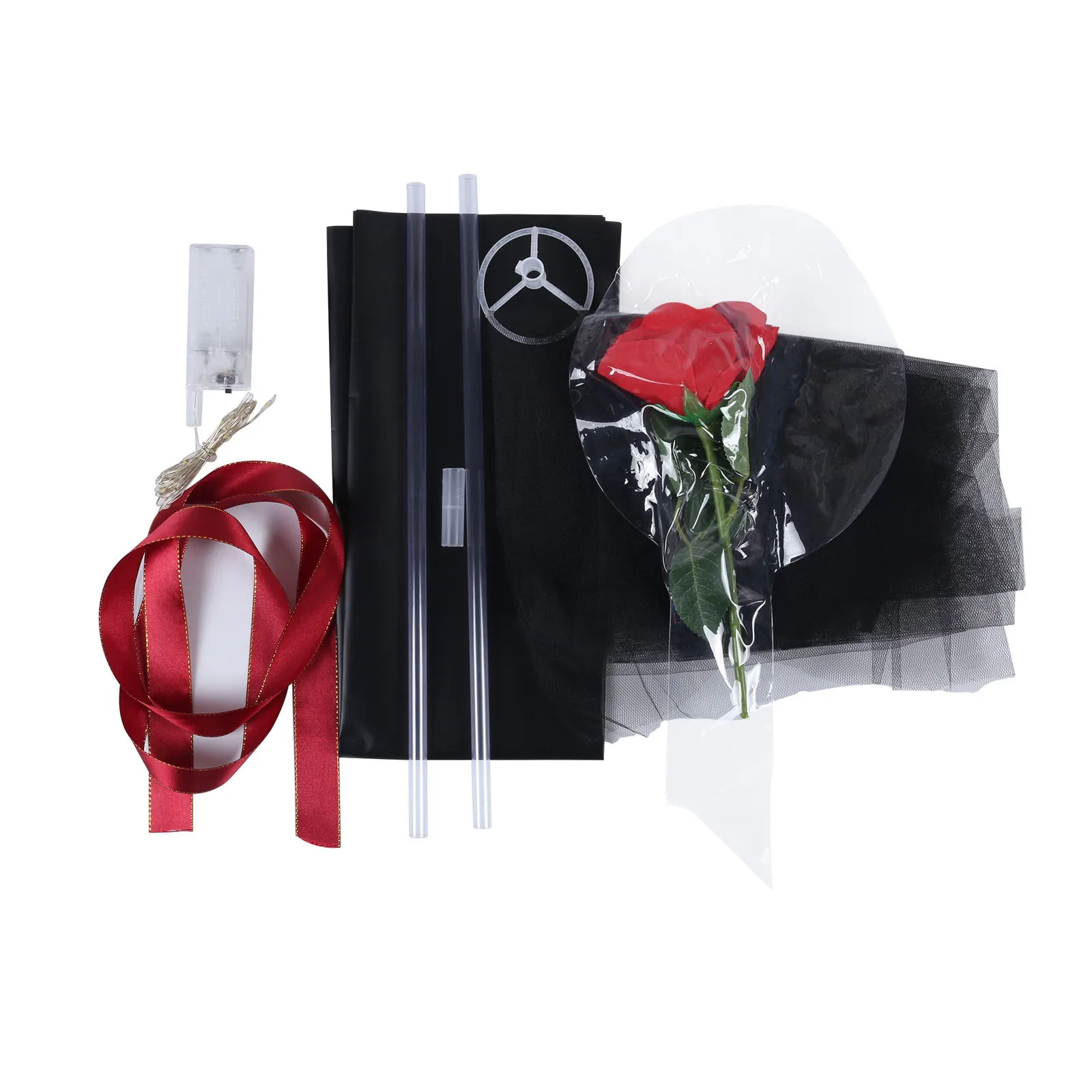 Ручка светодиодных воздушных шаров с барабанные палочки светящийся прозрачный