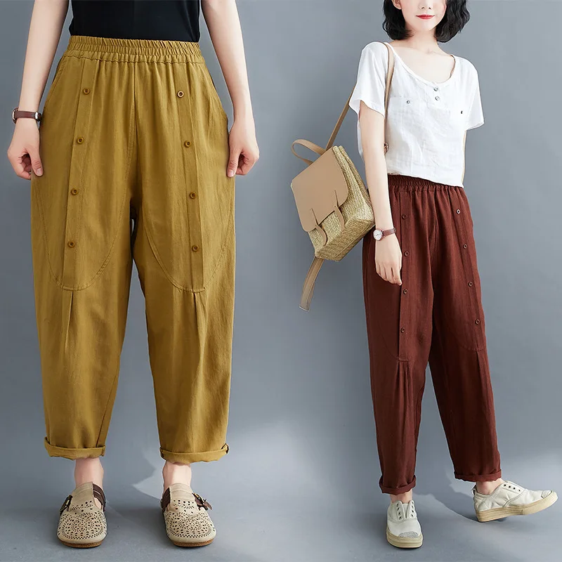 

women yoga pant linen quickly dry loose wide leg harme sweatpants running jogger fitness gym workout casual pant activewear