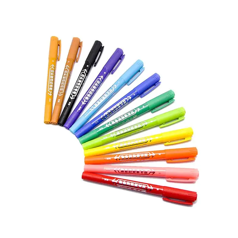 8 12 цветов/набор фломастеры на масляной основе|Фломастеры| |