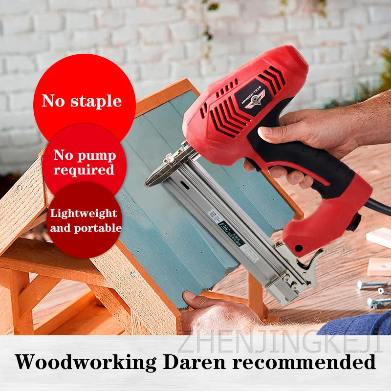 

Electric Nail Gun Dual-purpose Nail Gun Electric F30 Straight Code Nail Gun Nail Gun Home Decoration Gas Nail Gun DIY Tool
