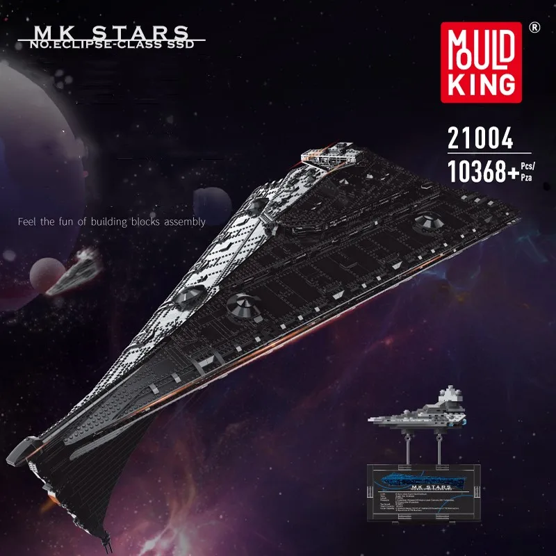 

Строительные блоки MOULD KING, конструктор Звездный план, класс затмения, наборы моделей дредов, сборные кирпичи, наборы детских игрушек «сделай...