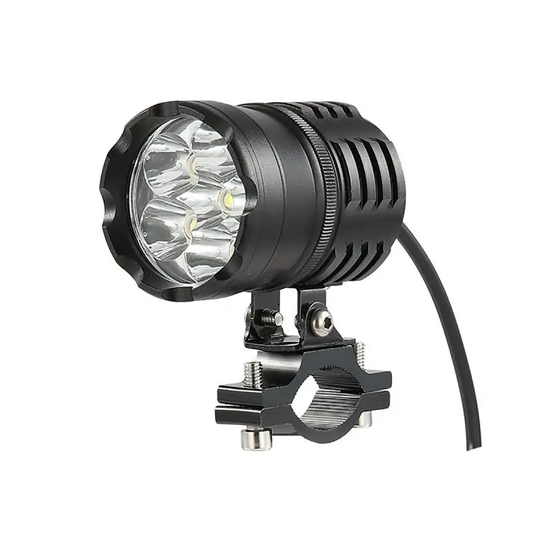 

Motorcycle Headlight 80W 3200LM 6500K 6 LED Motorcycle Boat Spot Driving Headlight Motorbike Fog Head Light Lamp With Switch