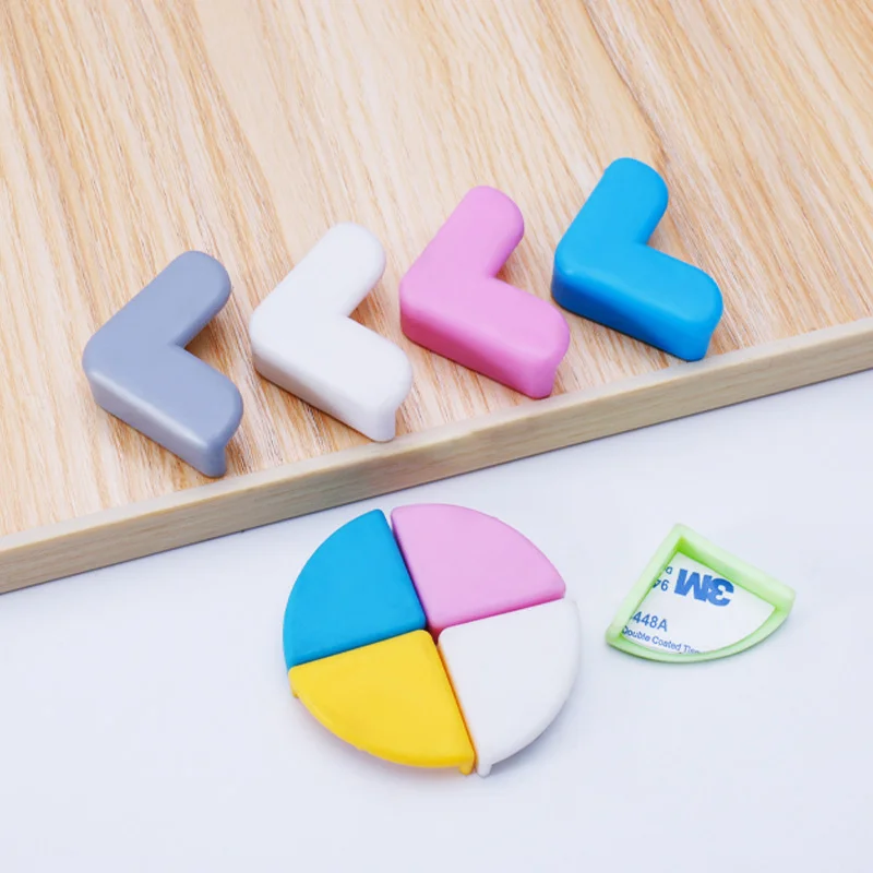 

8pcs Baby Safe Corner Protector Soft Silicone Table Desk Corner Guard Edge Anticollision Guards For Kids Furniture Accessories