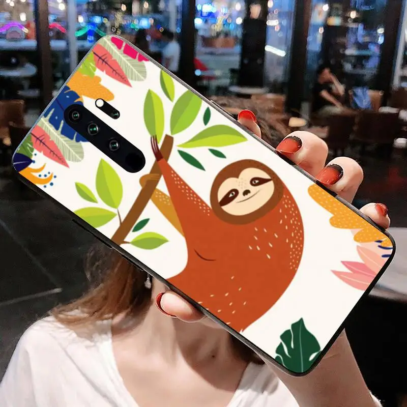 Ленивый Ленивец с мультяшным рисунком для Redmi 9A 9 8A Note 11 10 8 8T Pro Max K20 K30 K40 | Мобильные