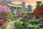 Деревянный пазл в Японском саду, 500, 1000 штук, бумажная головоломка ersion, развивающие игрушки для взрослых и детей