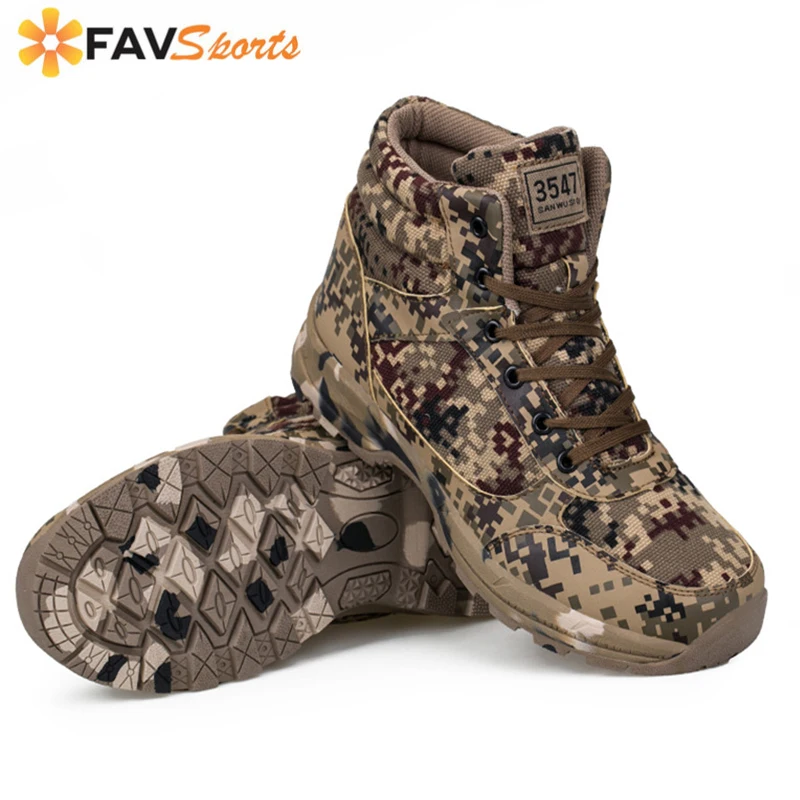Водонепроницаемая походная обувь для мужчин Новинка дышащие тактические