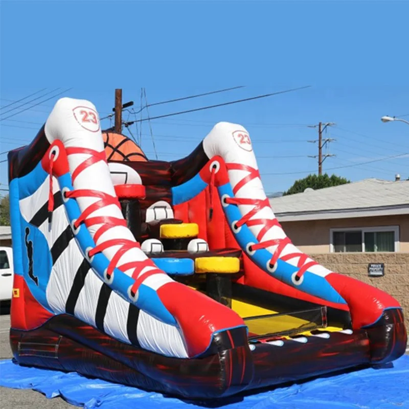 Подгонянный надувной воздушный батут новый дизайн ледяные коньки прыгающий дом