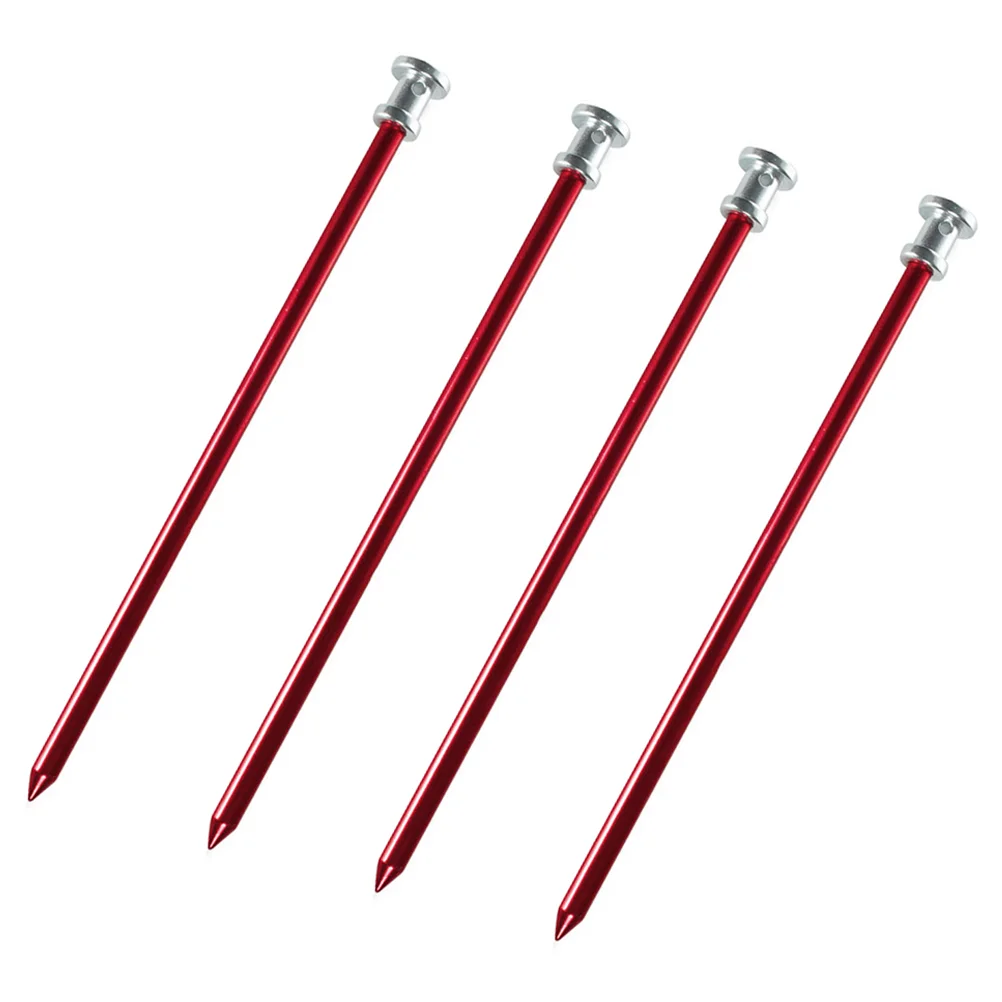 

4PCS Camping Tent Pegs Aluminium Alloy Backpacking Outdoor Tent Fixing Stakes