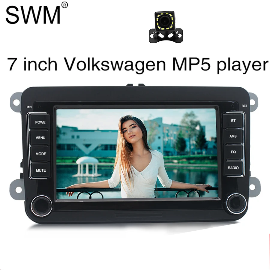 Radio with Camera 3 2 Din автомагнитола для Фольксваген Гольф 5 " Авто Радио Стерео MirrorLink камера заднего вида авторадио радио Coche Bluetooth FM - Цвет: Radio with Camera 3