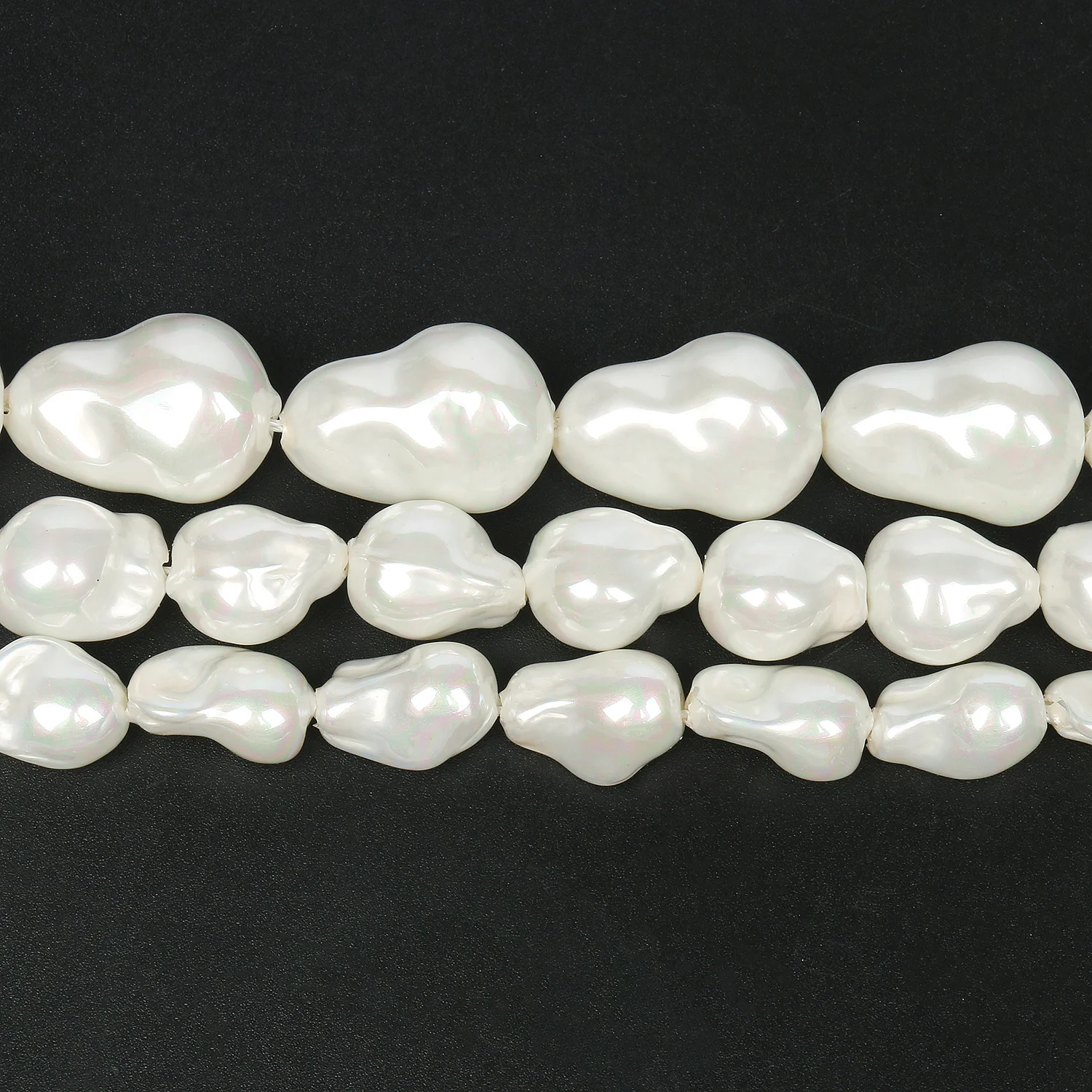 

Бусины с имитацией под жемчуг, 10/12/15 мм