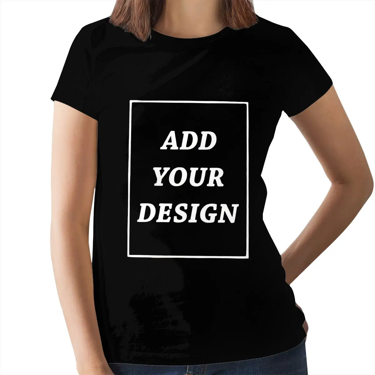 

Custom T-Shirt Add Your Image T Shirt New Fashion O Neck Women tshirt Casual 100 Cotton Pink Ladies Tee Shirt