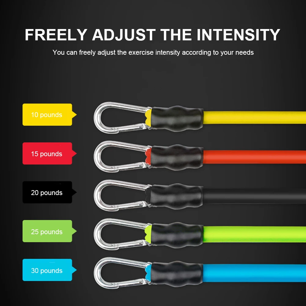 

Fitness Resistance Rubber Band Yoga Elastic Band Upgrade Training Bar Set Pilates Training Exercise Fitness Equipment Pull Rope