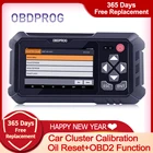 OBDPROG M500 Автомобильный кластер Калибровочные Инструменты OBD2 Диагностика сброса масла инструмент для настройки считыватель кодов Автомобильный сканер