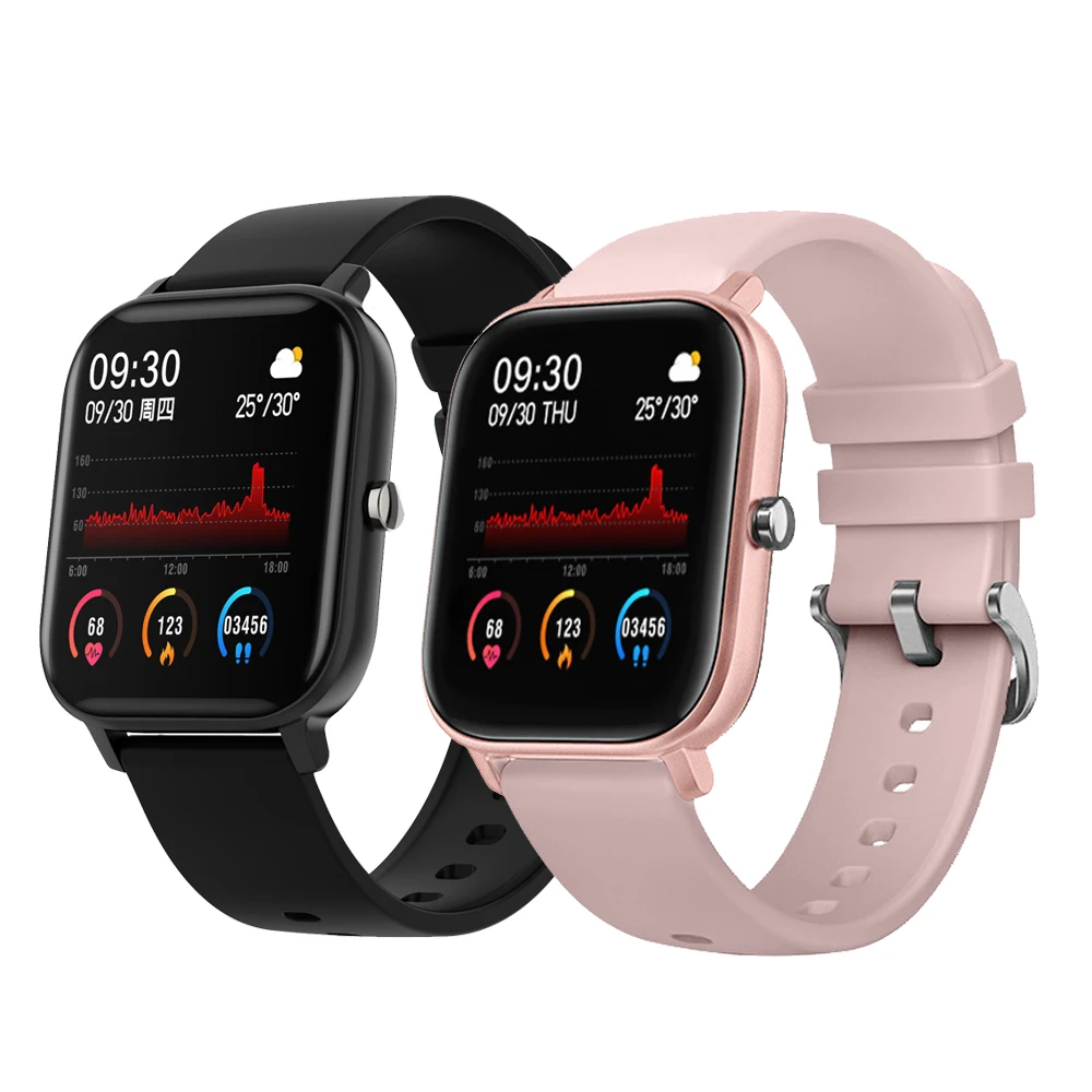 

2021 Global Version Smart Watch IPX7 Waterproof Swimming Fitness Smartwatch 14Days Battery multilingual Music Control Full Touch