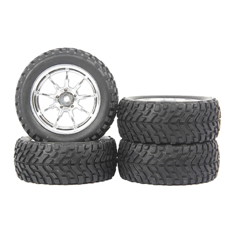 

4Pcs Rubber Tire Tyre Wheel for WPL C14 C24 B14 B24 MN D90 D99 MN90 MN99S RC Car Upgrade Parts Spare Accessories