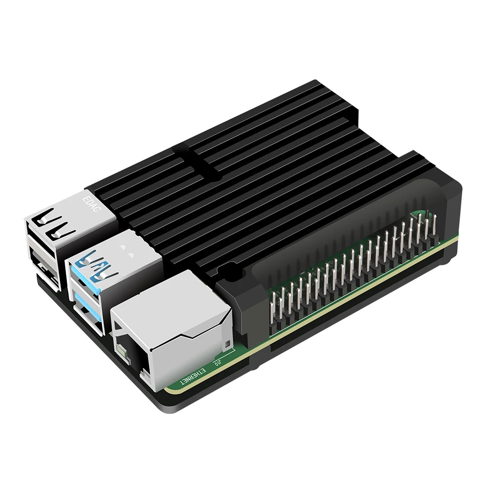 Металлический чехол для Raspberry Pi 4 4B из алюминиевого сплава с пассивным