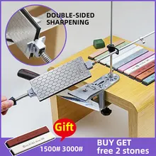NEW Knife Sharpener Professional Diamond Sharpening Stone Whetstone Kitchen Tools Accessories Gadgets Grinding Set Ruixin Pro
