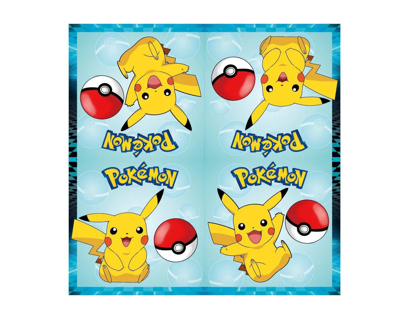 Вечеринка для мальчика день рождение Покемон Пикачу одноразовая посуда скатерть