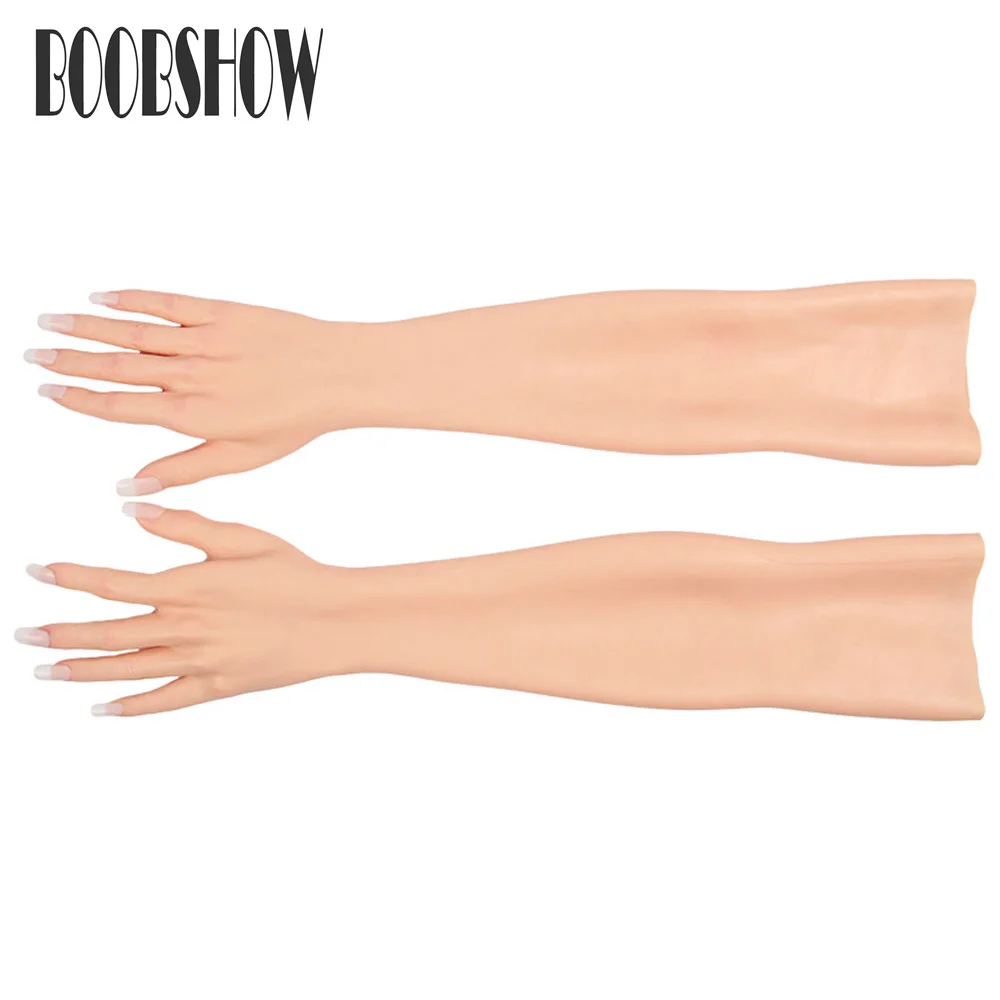 Искусственная силиконовая перчатка протезирующая защитная обложка шрамы