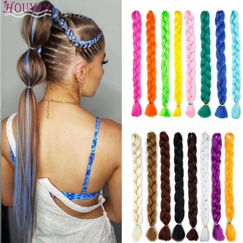 82 дюйма 16 5 дюймов искусственные косички синтетические для волос плетения Омбре