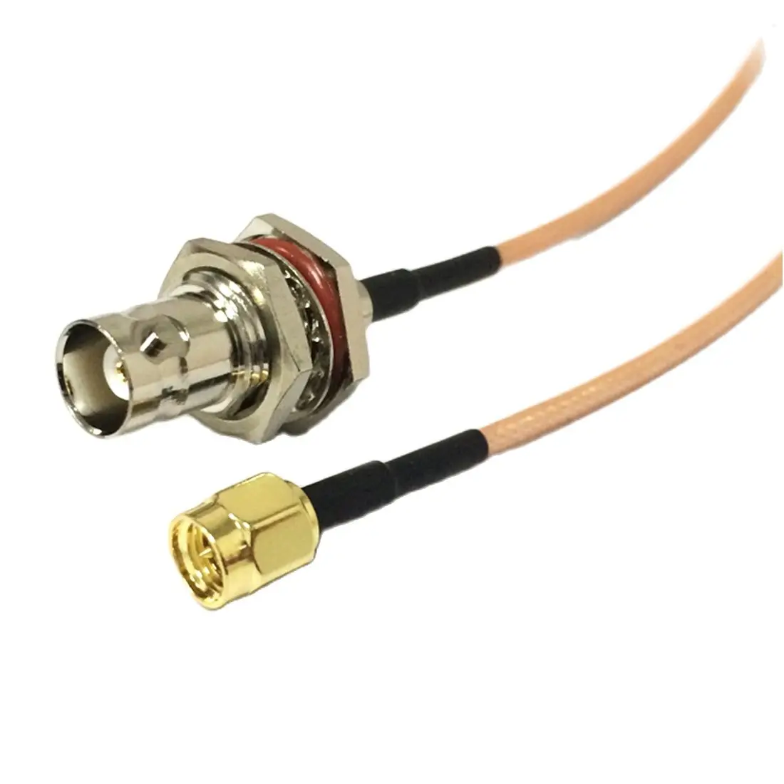 1 шт. НОВЫЙ SMA штекер к гнезду BNC разъем RG316 коаксиальный кабель 15 см 6 &quotадаптер для