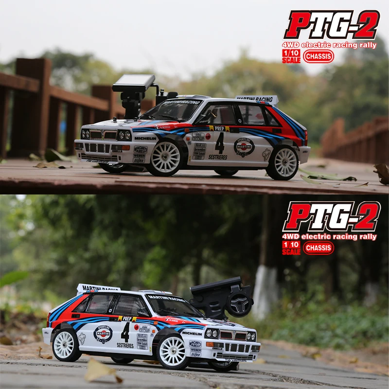 

RC Car LC RACING PTG-2 remote control model car 1/10 electric four-wheel drive rally frame with Lancia car shell