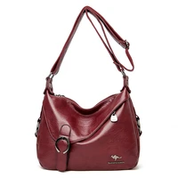 vintage soft leather shoulder bag luxury handbags women bags designer crossbody female messenger bag bolsos hobos bags lady sac