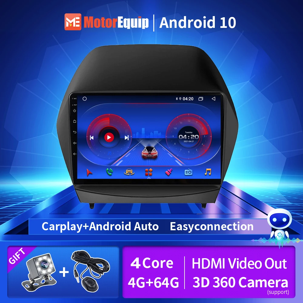 

9 Inch for Hyundai Tucson IX35 2010-2015 Android Car Radio Autoradio Multimedia Player Stereo Navigation GPS WiFi 4G Carplay