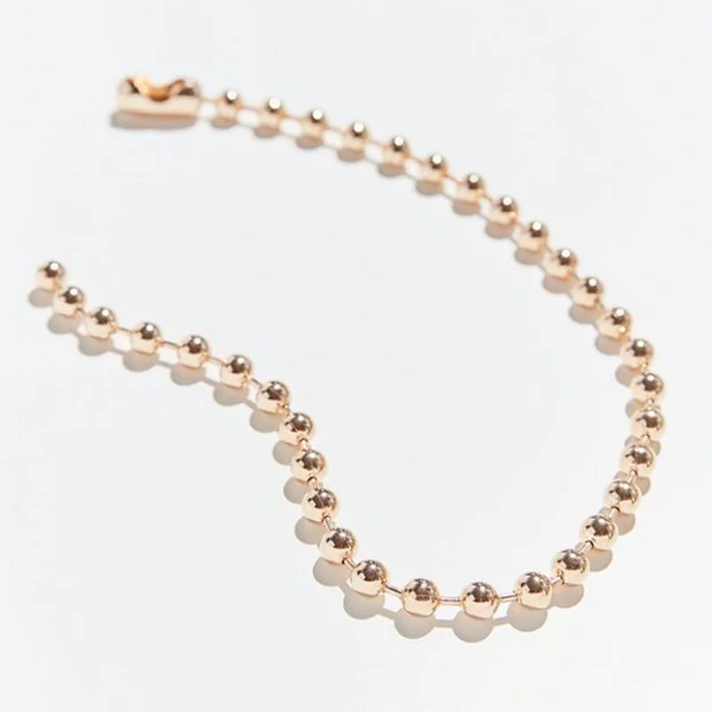 ZWPON Gold Filled Beads Ball Choker Necklace for Women Fashion Beaded Jewelry Wholesale | Украшения и аксессуары