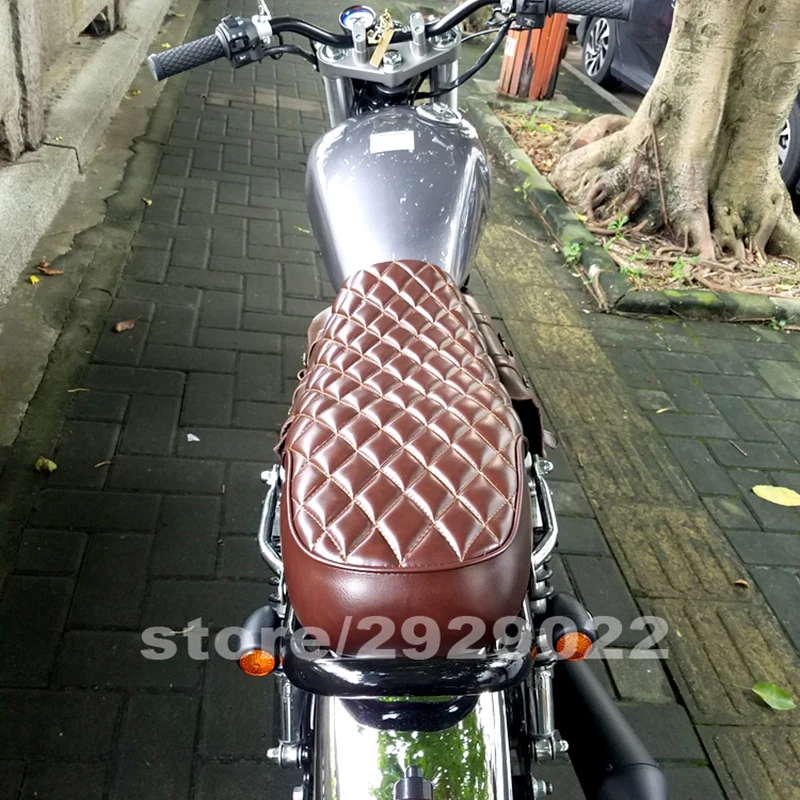 640 мм Универсальные высококачественные винтажные мотоциклетные сиденья ручной