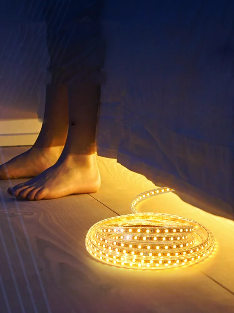 

Led Light Strip Flexible Neon Sign Waterproof Multi Color 5050/2835 For Room Light 144/m Fita Led Strip 220V EU Plug