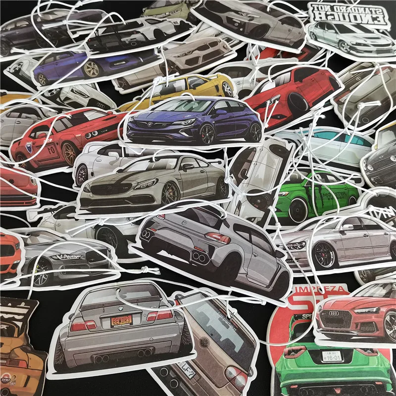 Новинка 1 шт. автомобильный подвесной освежитель воздуха JDM В гоночном стиле с