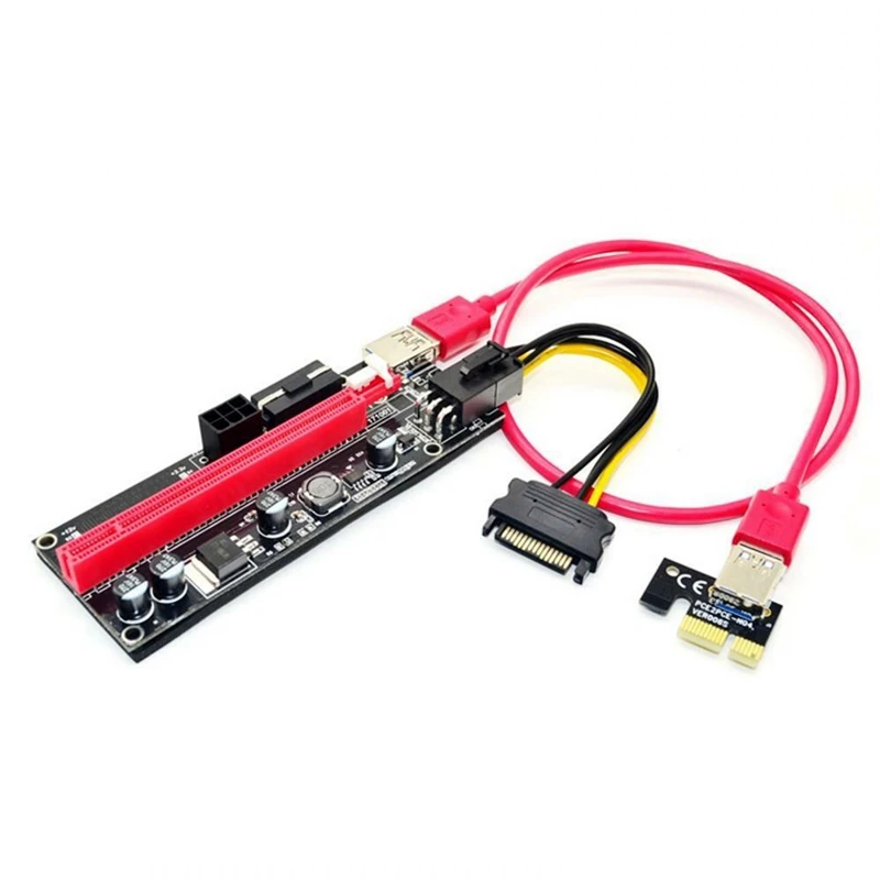 60 см Ver009S Pci-E Riser Card Pcie 1X к 16X Usb 3 0 кабель для передачи данных Bitcoin Mining | Электроника