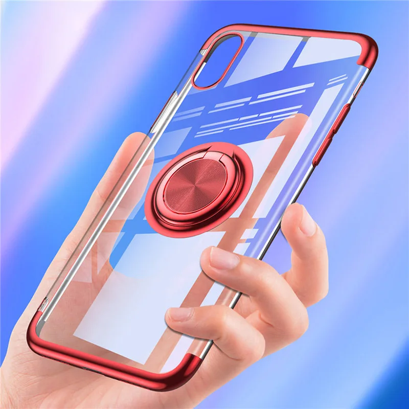 Сказочный чехол для телефона с кольцом iphone 11 Pro X XR XS Max SE 2020 полное покрытие 7 8 6 6s Plus