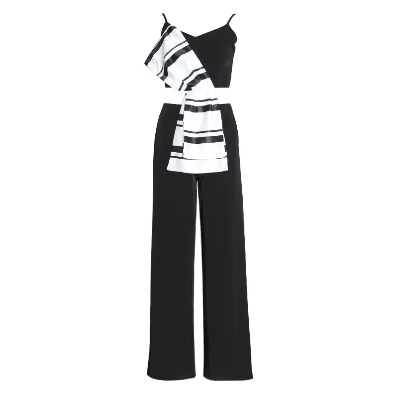 Женский летний модный сексуальный комбинезон 2020 элегантный тонкий для девушек с