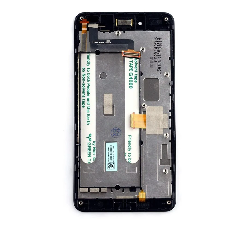 

Deronweer Original Display + Touch Screen Digitizer Assembly + Frame Black For Asus PadFone Infinity A80 5.0" Replacement