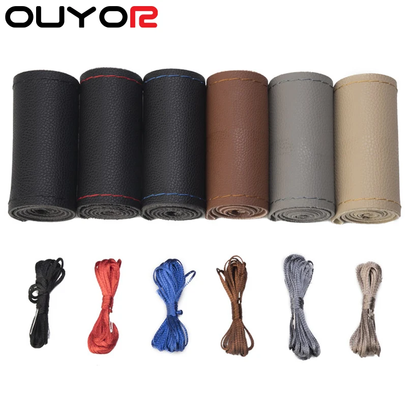 Кожаный чехол на рулевое колесо автомобильный сделай сам руль со шнурком и иглой