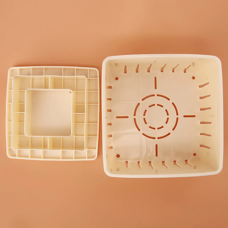 DIY Пластик тофу стемпер для домашнего пресс-форм производства коробка Кухня