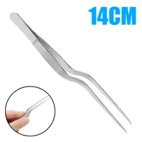 14 30cm sliver barbecue tongs stainless steel chief bbq tongs clip food meat tweezer outdoor picnic gadget bbq cooking utensils