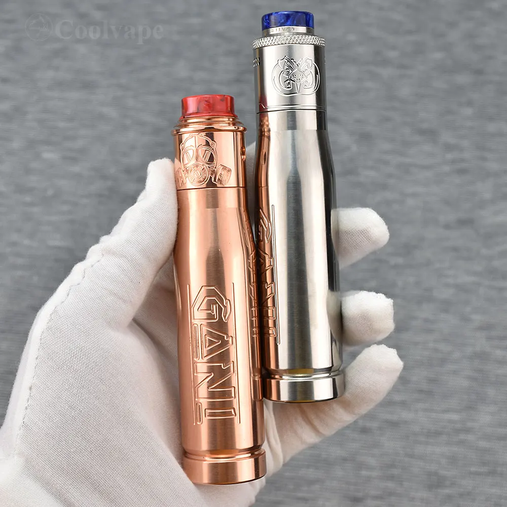 Gani Mod Mechanical with Apocalypse Mechlyfe RDA and drop dead rda 24mm 18650 battery Vape mech mod atomizer E-Cigarette |