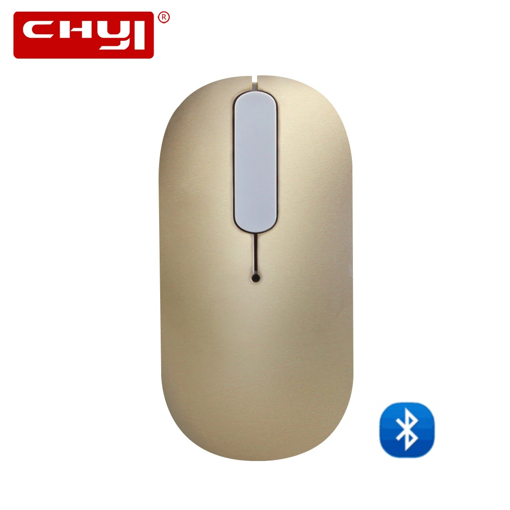 Перезаряжаемая Беспроводная оптическая мышь CHYI Bluetooth 4 0 сенсорные роликовые