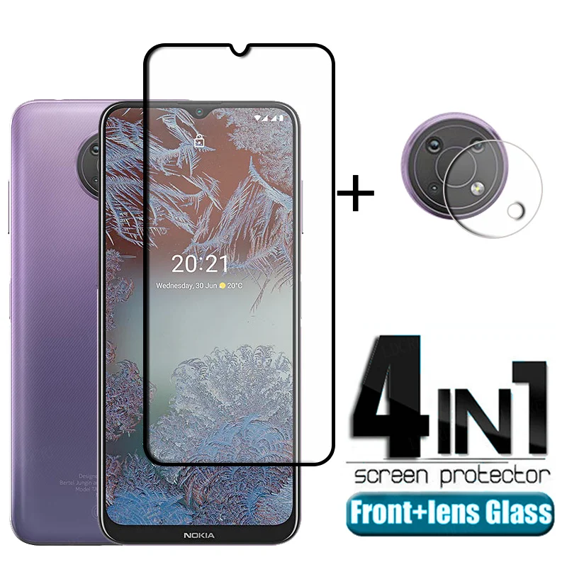 4 in 1 for nokia g10 glass for nokia g10 tempered glass hd screen protector protective camera film for nokia g20 g10 lens glass free global shipping