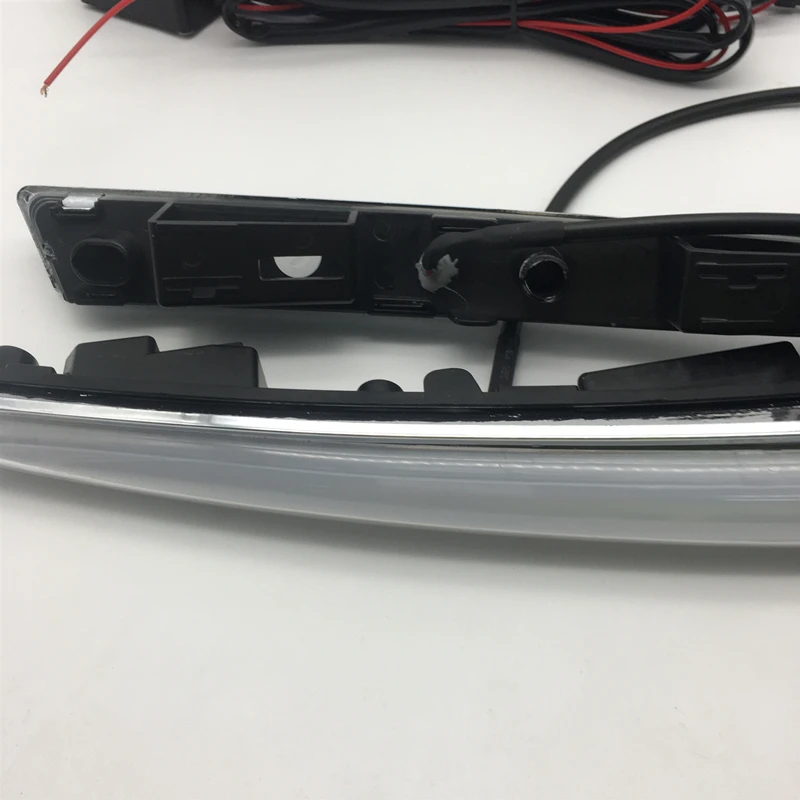 2 шт./компл. светодиодный DRL Габаритные огни для Ford Kuga Escape 2014 2015 2016 2017 с Поворотная