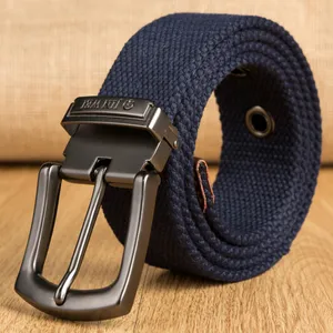 Canvas Belt Men Army Tactical Belts Selling Man Outdoor Sport Simple Practical Weave Nylon Canvas Co in Pakistan