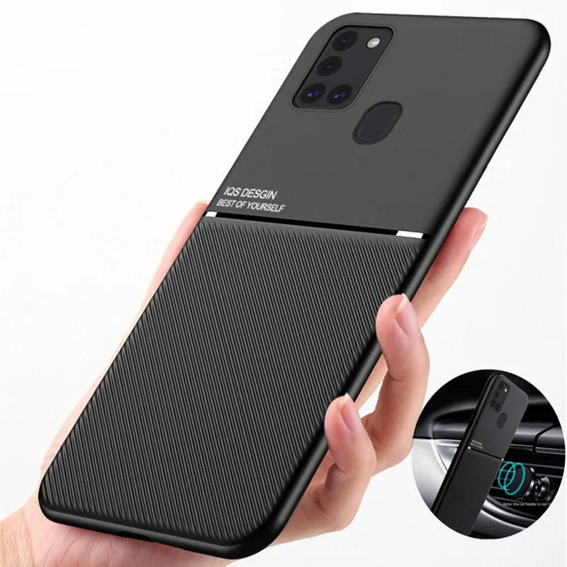 Автомобильный Магнитный чехол держатель для Samsung Galaxy A21S A 21 S тонкий Матовый