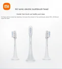 100% Xiaomi Mijia электрическая зубная щетка 1 шт. и 3 шт. для T300  T500 умная акустическая Чистящая зубная щетка головки 3D щетка сочетает в себе